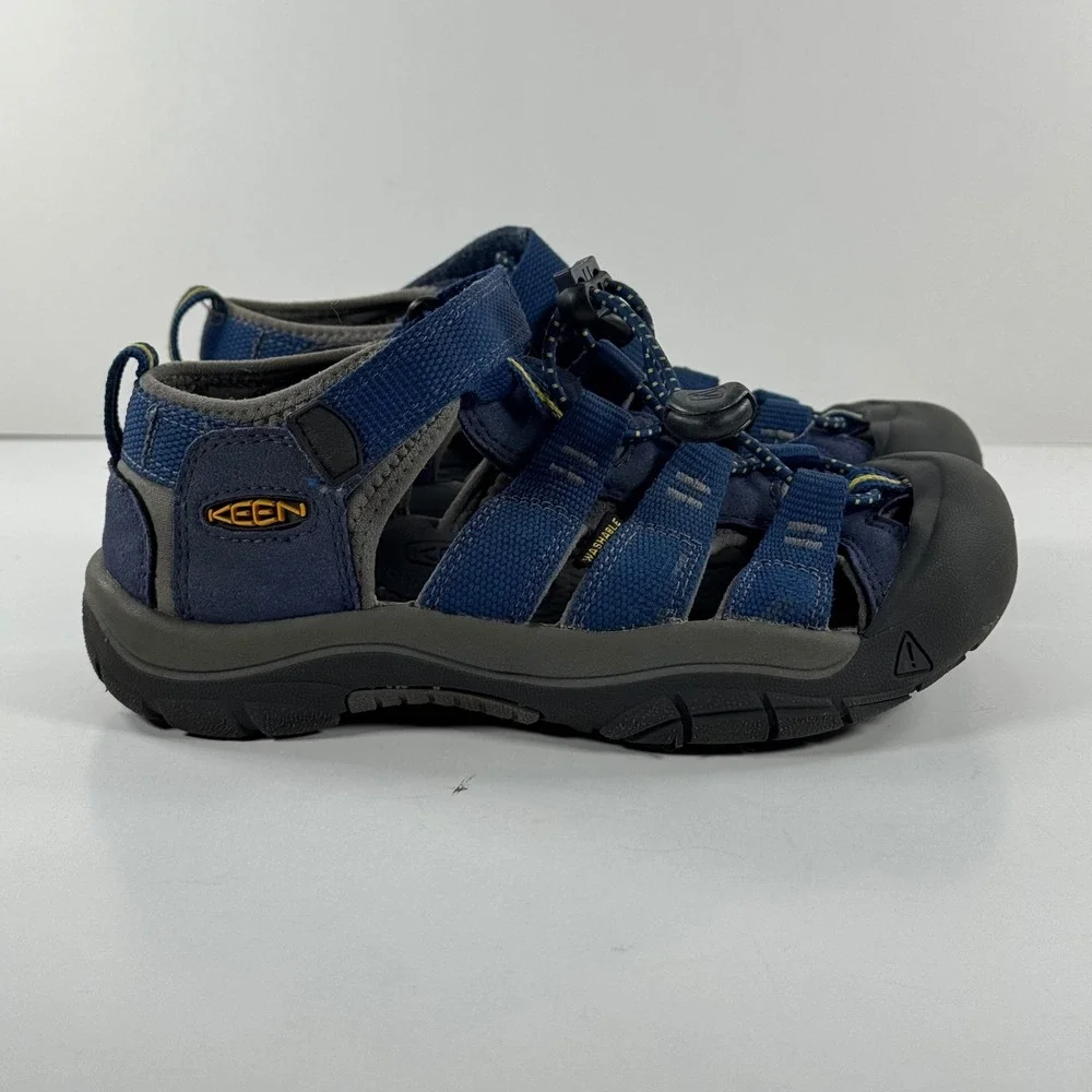 Keen Kids Newport H2‎ Navy Blue Grey Water Sandals Shoes 1009962 Size 1 US